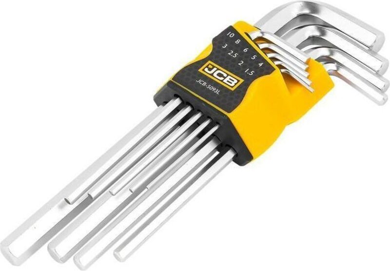 Innensechskantschlüssel JCB IMBUSY Chrom Größe 1 5 bis 10 mm