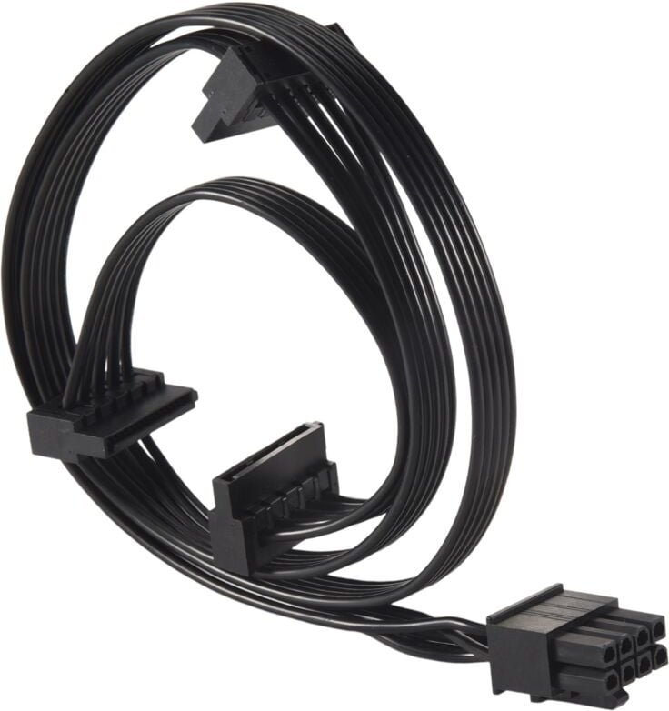 Tlily - 8 Pin 1 zu 3 Port sata Treiber Strom Versorgung Kabel für CMX1200 CMX1000 CMX800 CMX700 CMX550, 8Pin auf