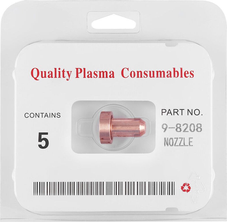 Packung mit 5 9-8208 40A Plasmadüsen, kompatibel mit dem Thermal Dynamics SL60/100 Plasmaschneidbrenner