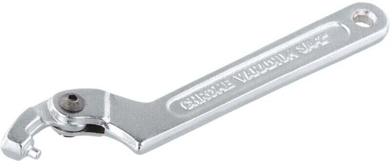 Chiave inglese regolabile a C, cromo vanadio 19-51 mm, chiave inglese, utensile manuale, testa rotonda argentata per dad...