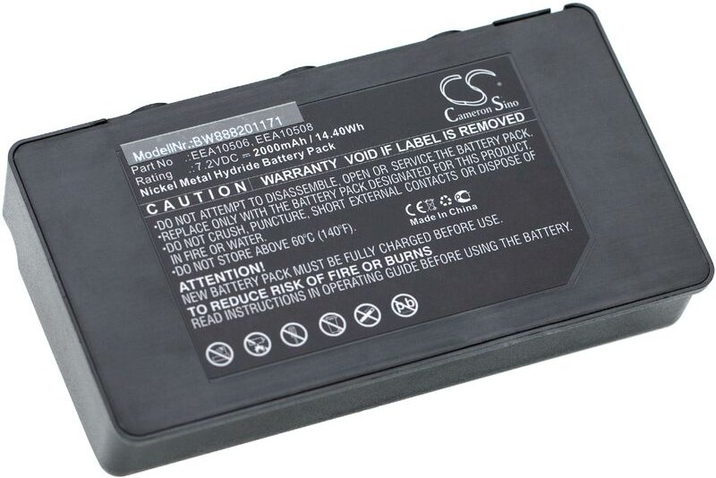 vhbw Akku Ersatz für Palfinger EEA10506, EEA10508 für Industrie-Funkfernsteuerung Fernbedienung (2000mAh, 7.2V, NiMH)