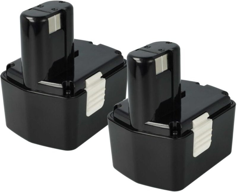 2x Akku kompatibel mit Hitachi wh 14DA, wh 14DAF2, ub 18DL, dv 14DVL, g 14DL, ub 18D, dv 14DVKS Werkzeug (2100 mAh, NiMH...