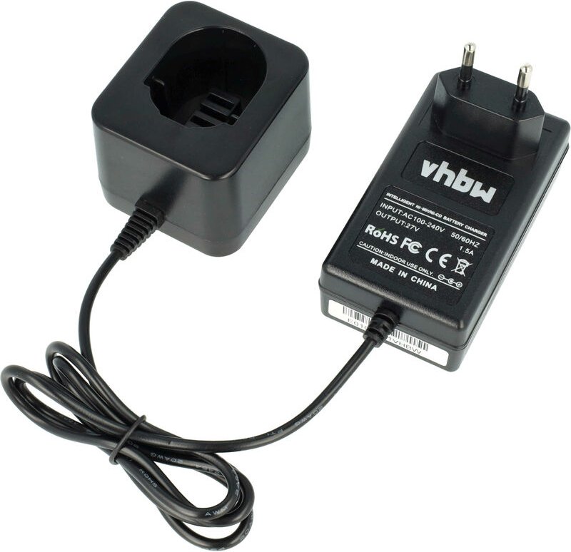 Vhbw - 220V Netzteil Ladegerät Ladekabel kompatibel mit Dewalt DW9094, DW9095, DW9096, DW9098 Werkzeug Akku
