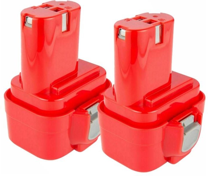 Pdstation - 2 Stück 9,6 v 4,8 Ah Ni-MH Ersatz für Makita 9120 9122 9134 9135 9135A 9100A 9101A 9102 6261D 6207D PA09 910...