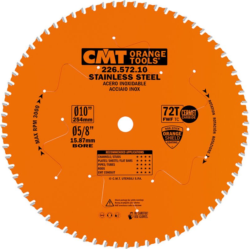 226.572.10M CERMET-SÄGEBLATT FÜR EISENWERKSTOFFE HW 250x2,2/1,8x30 Z72 FWF