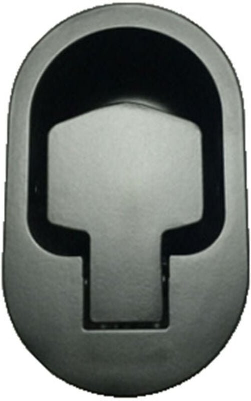 Sollbry - Hebel für Liegesessel und Sofa, schwarzer massiver Aluminium-Metallgriff ohne Kabel (2 Stück)