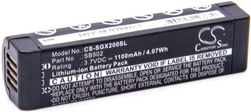 Akku Ersatz für Shure SB902, SB902A für Digitales Funksystem, Digitale Taschensender (1100mAh, 3,7V, Li-Ion) - Vhbw