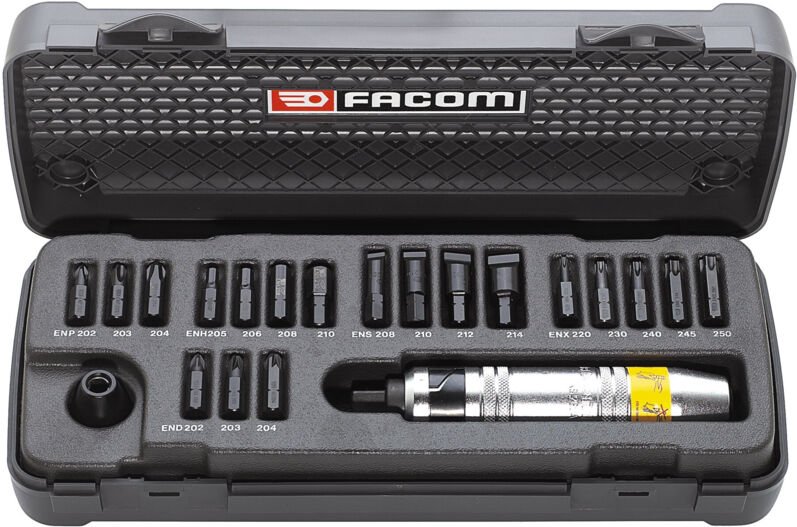 Facom Hand-Schlagschrauber mit Bits, 21-tlg