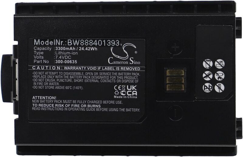 Akku kompatibel mit tetra SC20, SC2020, SC2024, STP8000, STP8020, STP8030, STP8035 Funkgerät, Walkie Talkie (3.300mAh, 7...