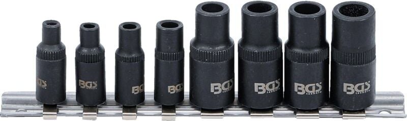 BGS Gewindebohrer-Aufnahme-Satz 6,3 mm (1/4 Zoll) / 10 mm (3/8 Zoll), 8-tlg.