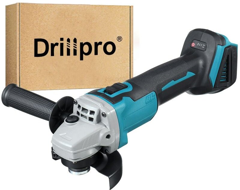 Akku-Winkelschleifer 125mm 18V Li-Ion Schleifer ohne Akku (kompatibel mit Makita 18V) Fantablau