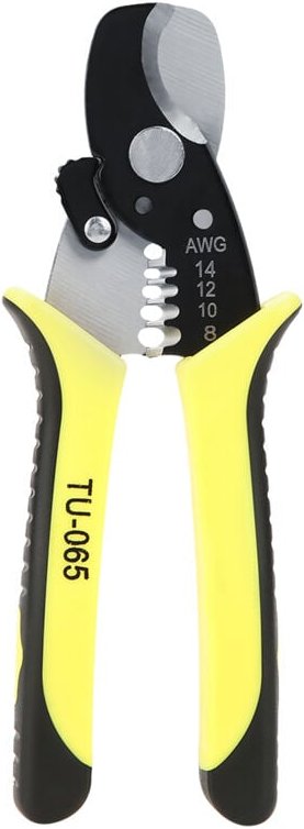Edelstahl-Kabelabisolierzange, Multifunktions-Griff-Schneidwerkzeug TU-065