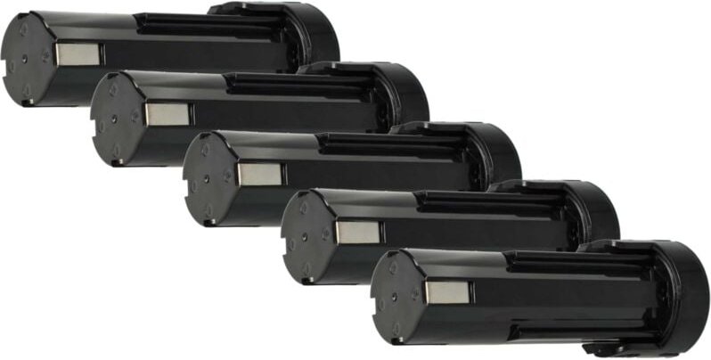 Vhbw - 5x Akku kompatibel mit abb Stotz Minifix 210 Werkzeug (3300 mAh, NiMH, 2,4 v)