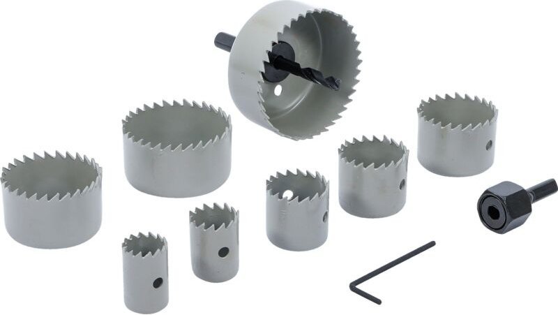 Lochsägen-Satz ø 19 - 64 mm Tiefe 24 mm 11-tlg.