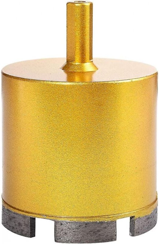 BEBUSINGOTO Diamant-Lochsäge für Glas, Keramik, Marmor, Granit, Schiefer, Porzellan, Marmor (Durchmesser 65 mm)