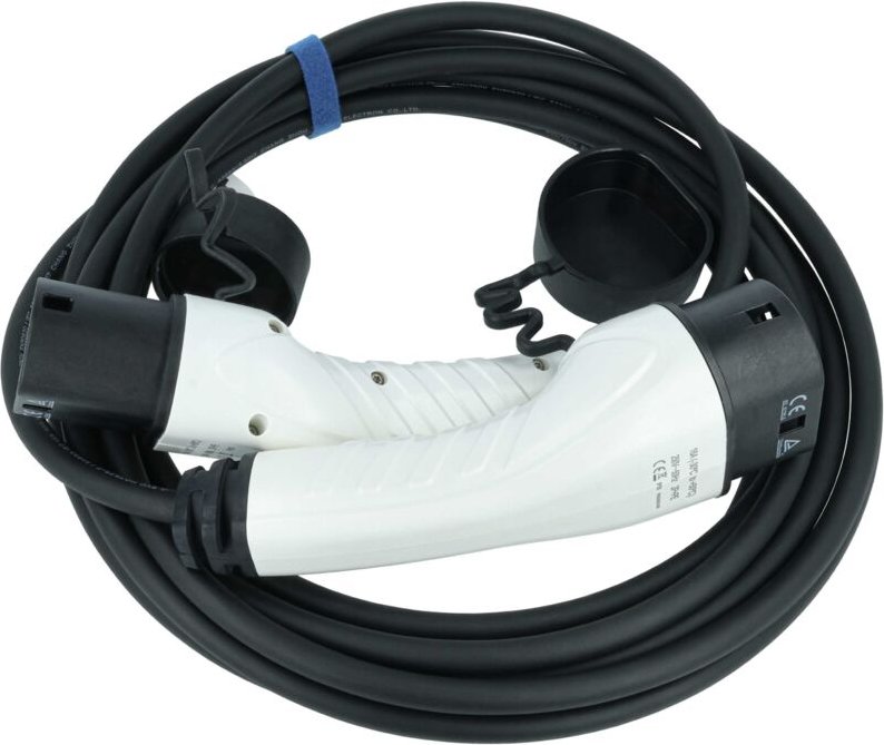 vhbw Ladekabel Typ 2 zu Typ 2 kompatibel mit Alfa Romeo Tonale Elektroauto, 1-phasig, 16 A, 3,5 kW, 7 m