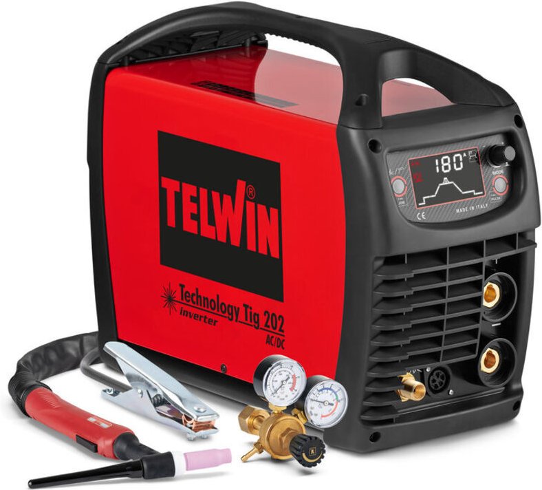 Inverter WIG-Schweißgerät - Technology WIG 202 AC/DC - 230V - + ACC - TELWIN - 816244