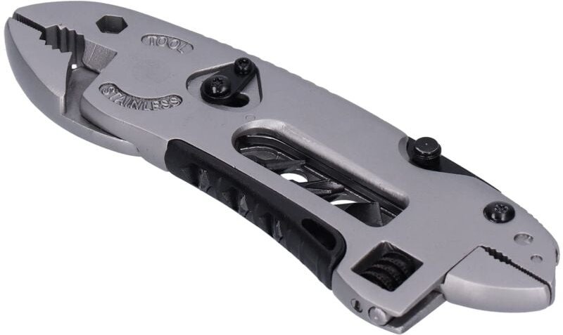 Multifunktionsschlüssel, Multifunktionszange, Schraubendreher, Multifunktionszange aus Edelstahl, faltbarer und tragbare...