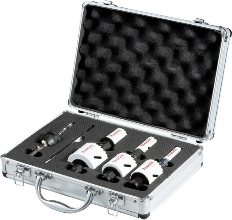 Ezychange BiM Lochsägen Set Elektriker 7-teilig 16-51mm im Koffer E-12310 - Makita