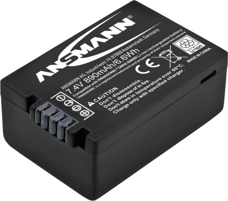 Li-Ion Akku A-Pan bmb 9 e 7,4 v / Typ 890 mAh - Ansmann