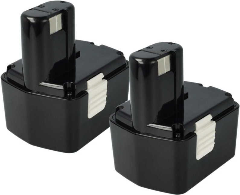 2x Akku kompatibel mit Hitachi DS18DVF3, dv 14DV, d V14DCL, dv 14DVA, dv 14DL, dv 14DMR Werkzeug (2100 mAh, NiMH, 14,4 v...