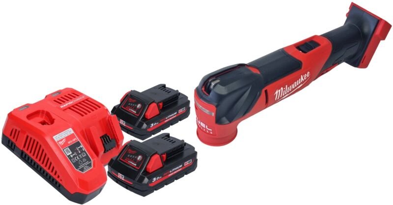 M18 FMT-302 Akku Multitool 18 v Brushless + 2x Akku 3,0 Ah + Ladegerät - Milwaukee