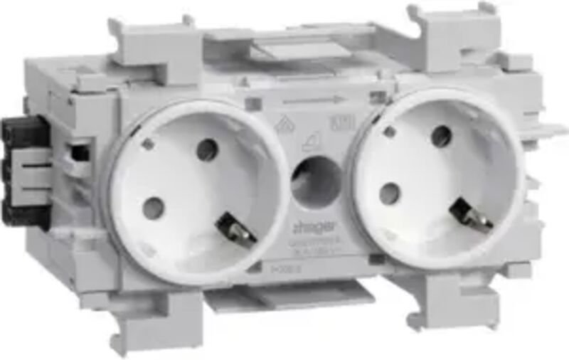 Tehalit Steckdose 2-fach 45° GS20119016