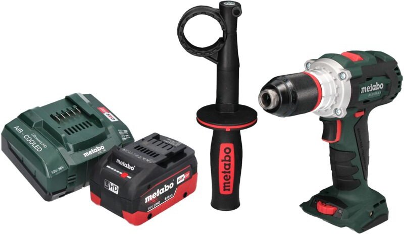 Metabo - bs 18 ltx bl i Akku Bohrschrauber 18 v 130 Nm Brushless + 1x LiHD Akku 8,0 Ah + Ladegerät