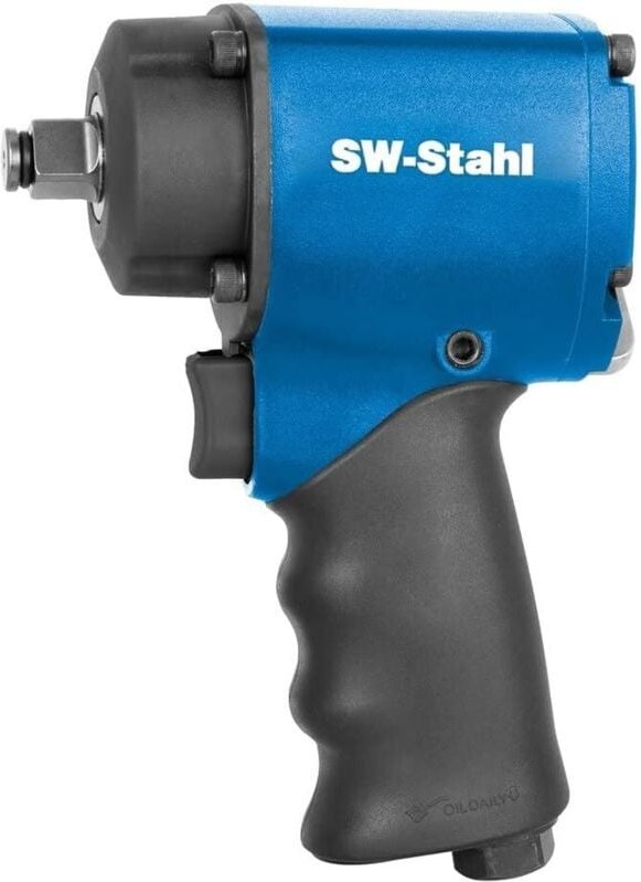 SW-Stahl S3284 Druckluft-Schlagschrauber I Vierkant 1/2 Zoll I max. Lösedrehmoment 1300 Nm I Werkstatt Druckluftwerkzeug