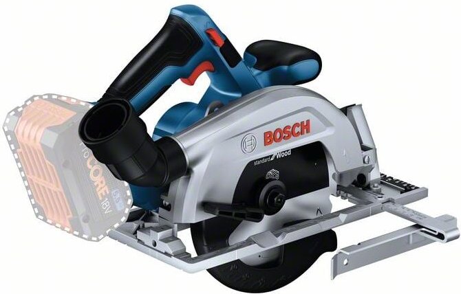 Bosch Akku-Kreissäge gks 18V-57-2, 2 Akku ProCORE18V 5.5Ah, Ladegerät in l-boxx