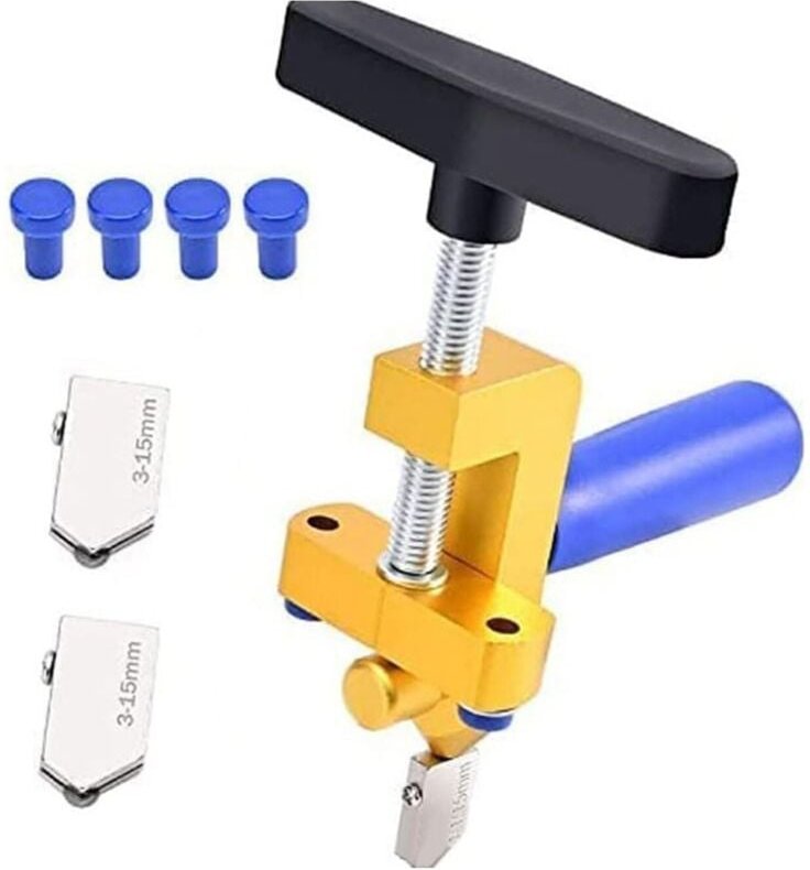 Ergonomische 2-in-1-Handschneider für komfortablen Einsatz durch Heimwerker und professionelle Fliesenleger