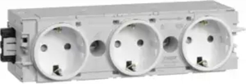 Hager Steckdose 3-fach Wago C-Profil vw GS30009016