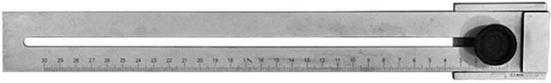 Metallmarkierungslehre, Messbereich 0–200 mm, Markierungslehre aus Kohlenstoffstahl, Messwerkzeug für die Holzbearbeitun...