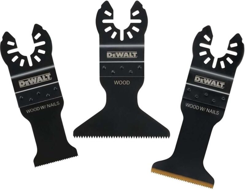 DeWALT Zubehör - 3-teiliges Multi-Tool Sägeblatt-Set DT20760