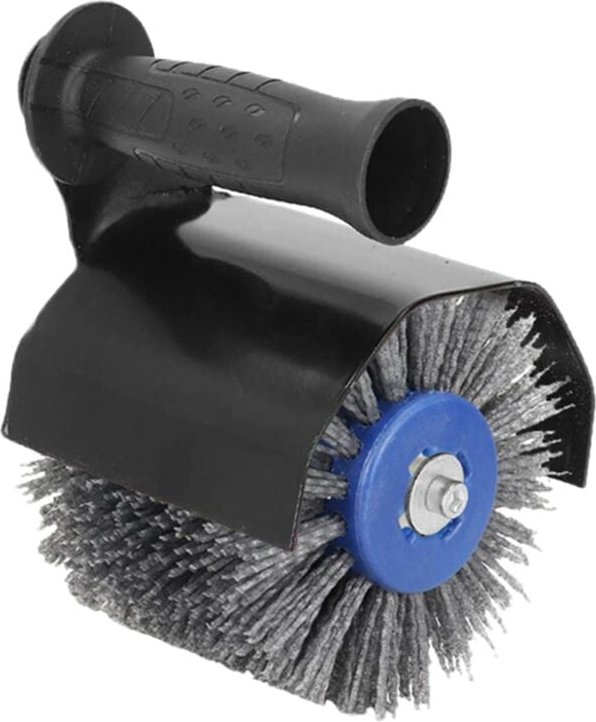 Handgeführte lineare Poliermaschine, Teile für Winkelschleifer, Umbaugriff für 120 x 100 x 19 mm Drahtziehradbürste M10