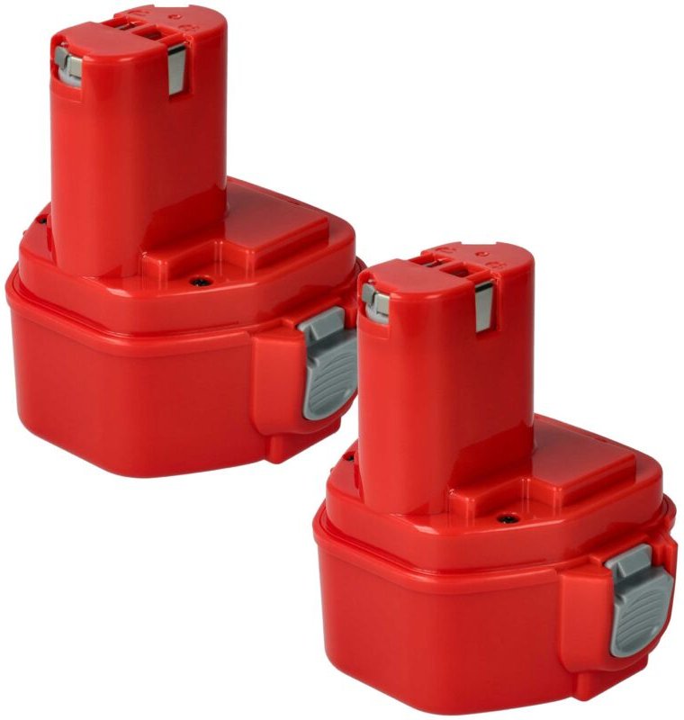 Vhbw - 2x Akku kompatibel mit Makita 6227D, 6227DW, 6227DWBE, 6227DWE, 6227DWLE, 6270D, 6270DWAE, 6270DWALE Werkzeug (30...