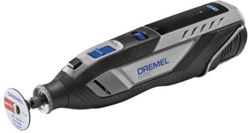 Dremel Akku-Multifunktionswerkzeug 8250, 65 Zubehöre, 5 Aufsätze