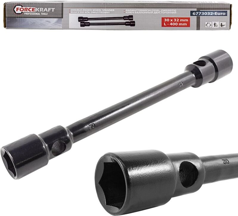 Doppelseitiger Steckschlüssel 400 mm 30 x 32 mm