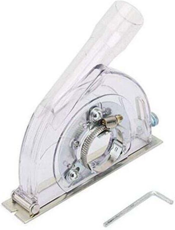 Vtizikl Couvercle Anti-Poussière de Coupe, Capot de Protection Meuleuse 125 Protection Meuleuse 125mm Carter Aspiration ...