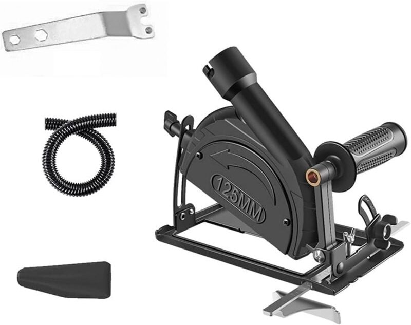 Verstellbarer 45-Grad-Winkelschleiferständer mit Zubehörabdeckung für sicheres Schneiden und Nuten