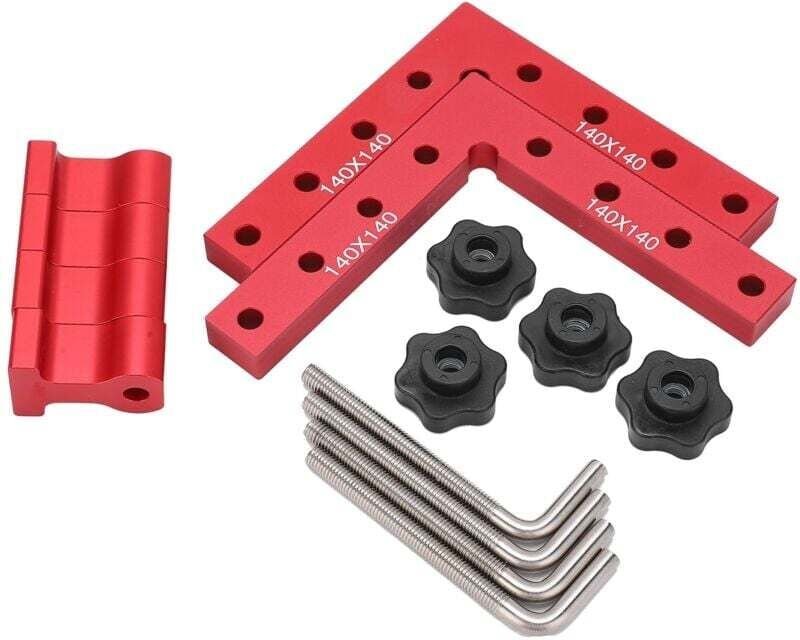 Kit de Règle de Positionnement en Alliage d'Aluminium avec Échelle et Angle Droit de 90 Degrés