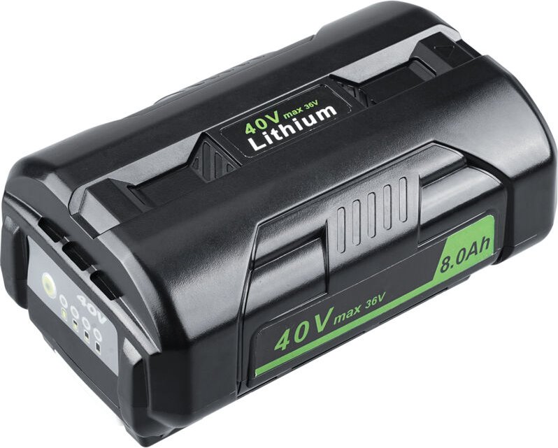 PDstation 40V 8.0Ah Akku für Ryobi 40V Akku, Hochkapazitäts 40-Volt Lithium Akku für RYOBI OP4040 OP40201OP4026 OP4030 O...