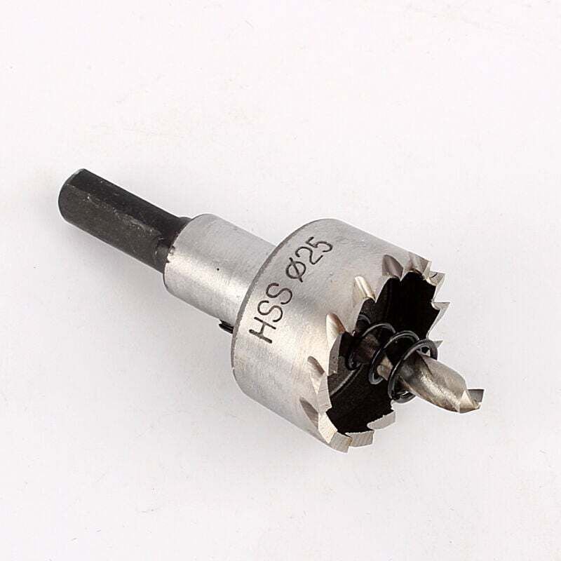Lochsägenbohrer, HSS-Edelstahlbohrer, robustes Metall-Lochsägenwerkzeug, 25 mm