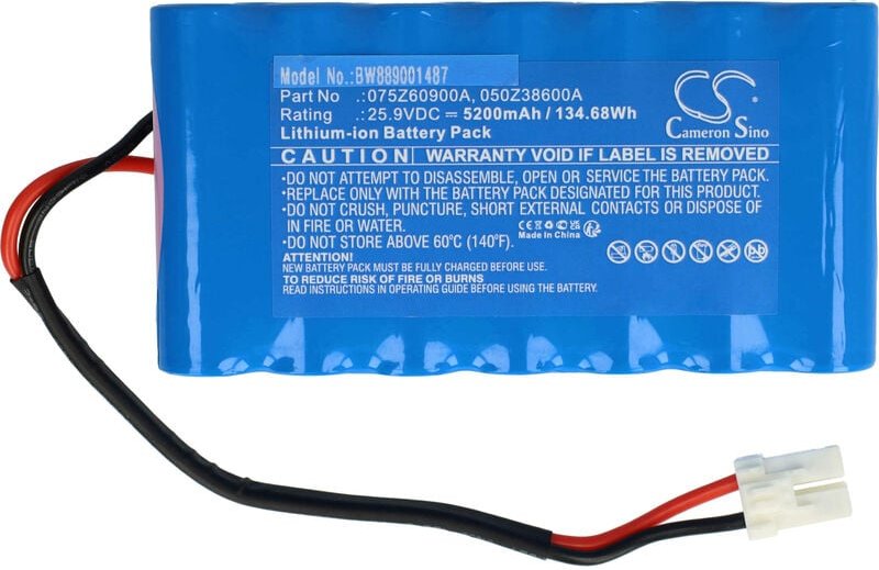 Vhbw - Akku kompatibel mit Ambrogio Twenty Quad, zr Rasenmäher (5200mAh, 25,9V, Li-Ion)