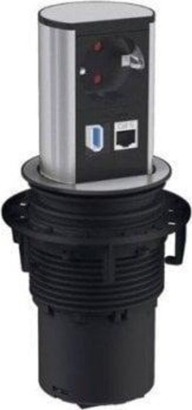 Thumbnail - Bachmann Elevator Steckdosenleiste schwarz mit USB 3.0 und RJ45