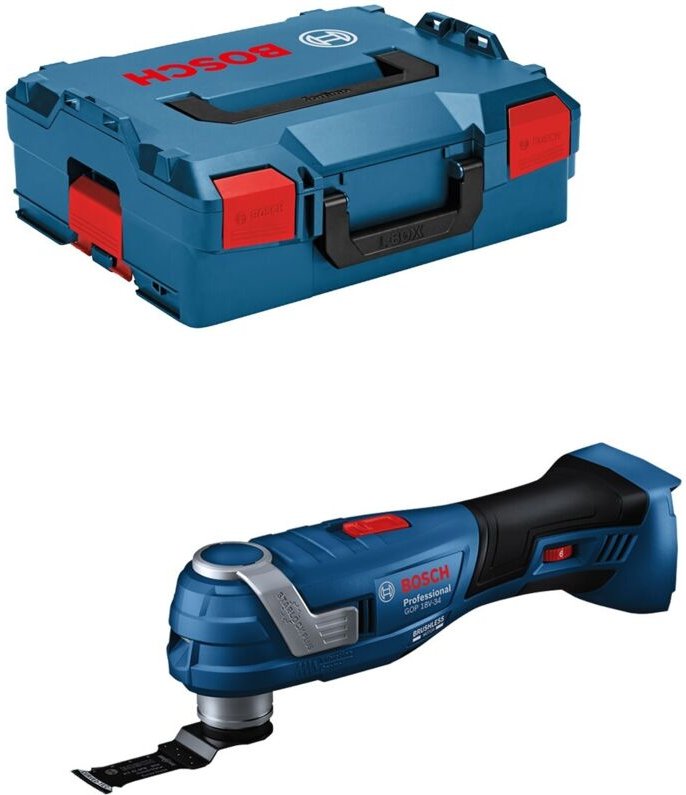 Bosch Professional - Bosch Akku-Multi-Cutter gop 18V-34 ohne Akku und Ladegerät in l-boxx