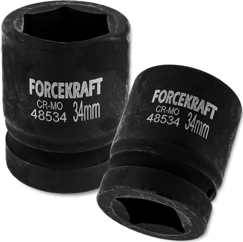 FORCEKRAFT Schlagschrauber-Einsatz 1" 34 mm 6-kant