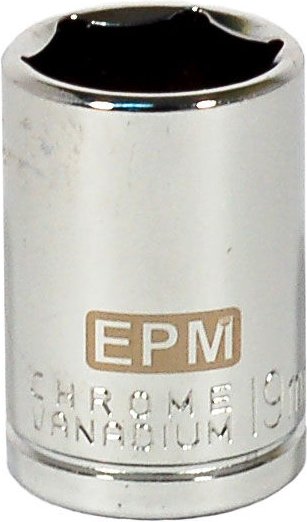 Kurzer Steckschlüssel 1/2'' 6-Winkel Chrom 11mm - E-400-1011