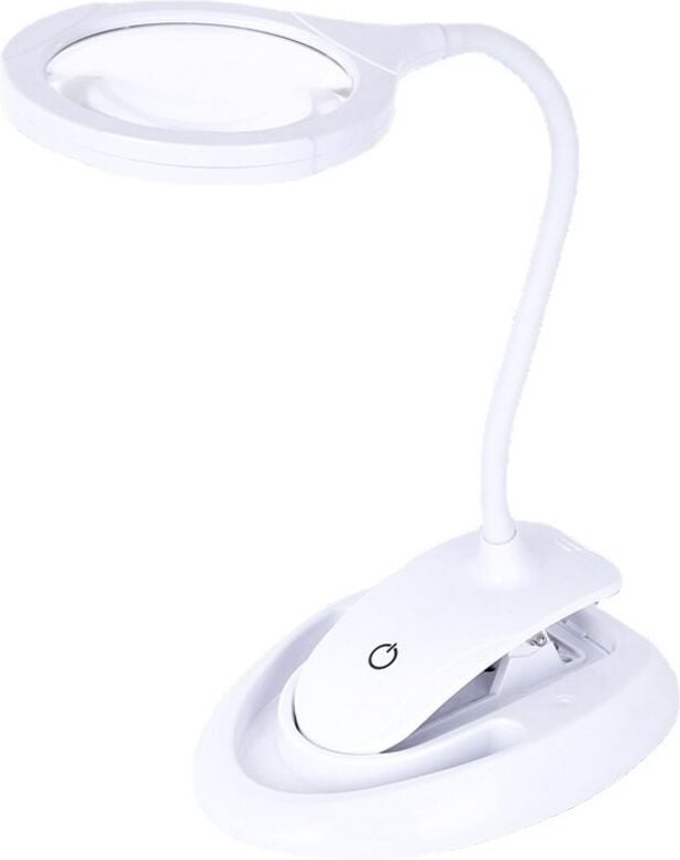 Lupenlampe, 10-fache Vergrößerung, Tischlupe, Tageslicht, flexible Desktop-Lupe für die Arbeit - Ahlsen