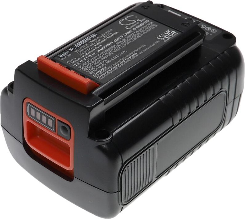 Vhbw - Akku Ersatz für Black & Decker BL2036, BL20362, LBX1540, LBX1540-2 für Elektrowerkzeug, Akku-Gartengerät (2000 mA...